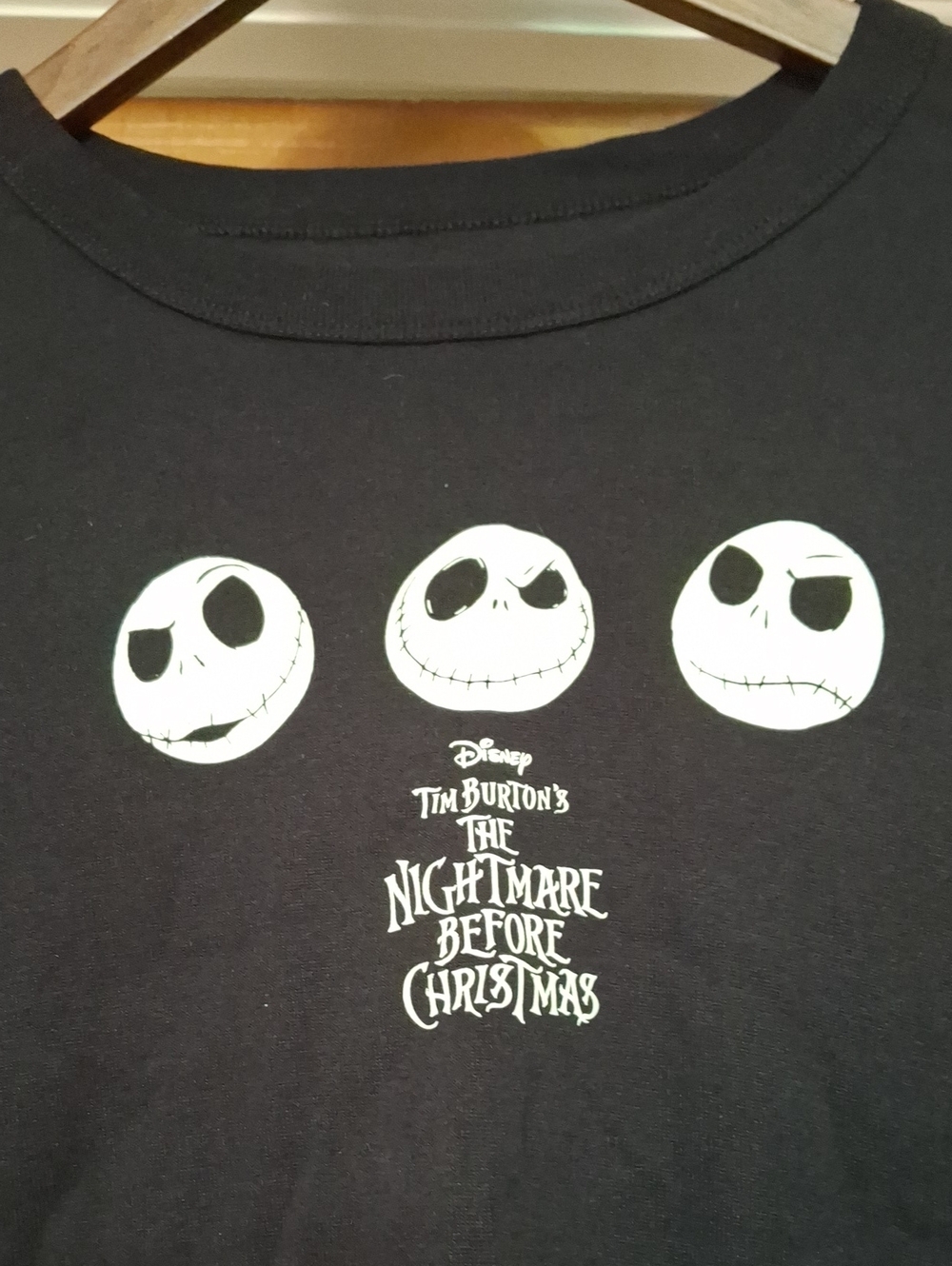 Nightmare Before Christmas Black Babydoll  Graphic Tee - Picture 2 of 3
